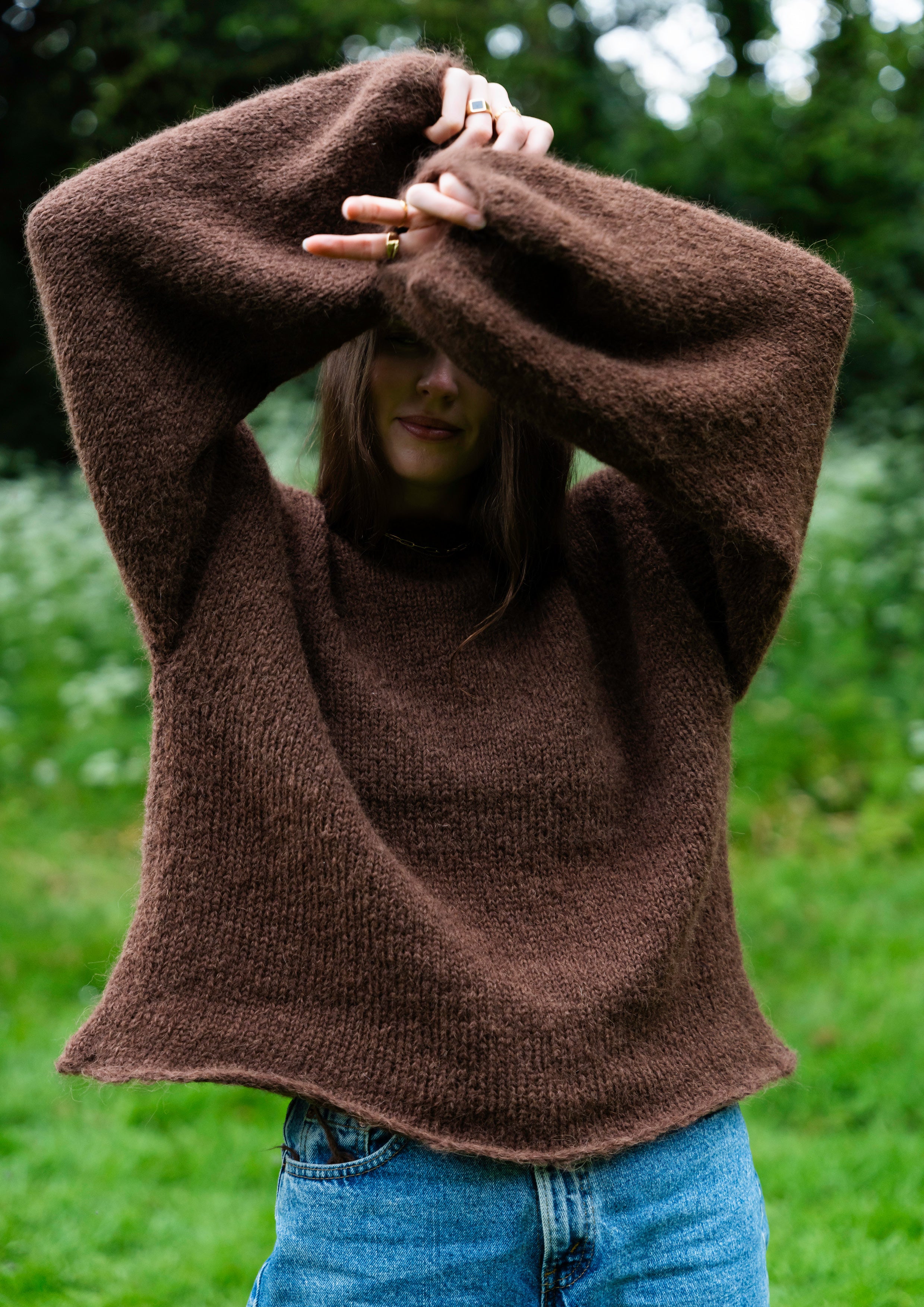 CHOCOLATE • LONG SLEEVE • KNIT JUMPER