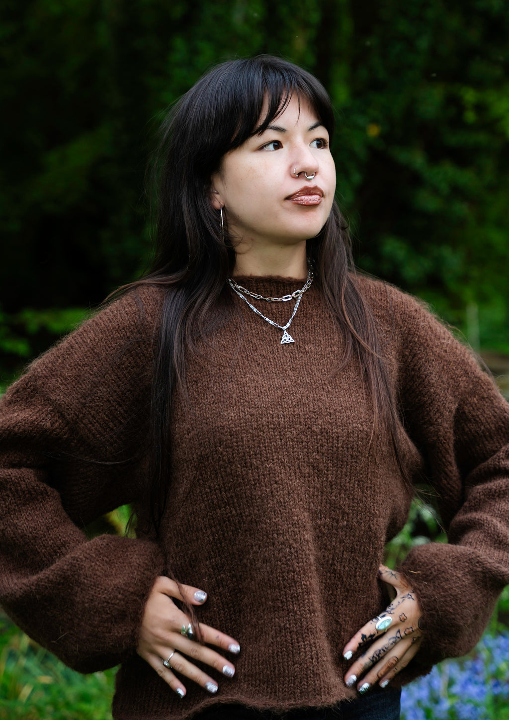 CHOCOLATE • LONG SLEEVE • KNIT JUMPER