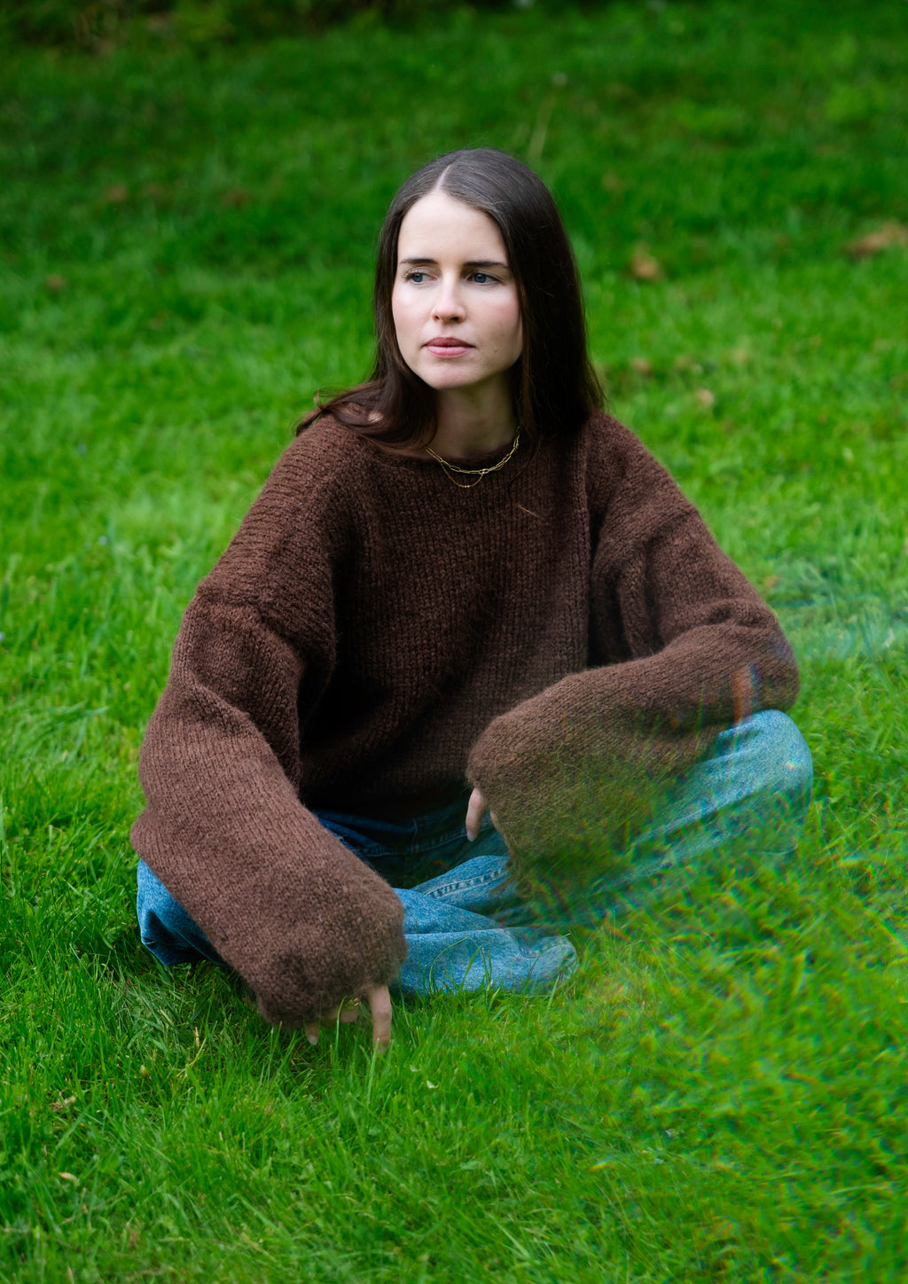 CHOCOLATE • LONG SLEEVE • KNIT JUMPER
