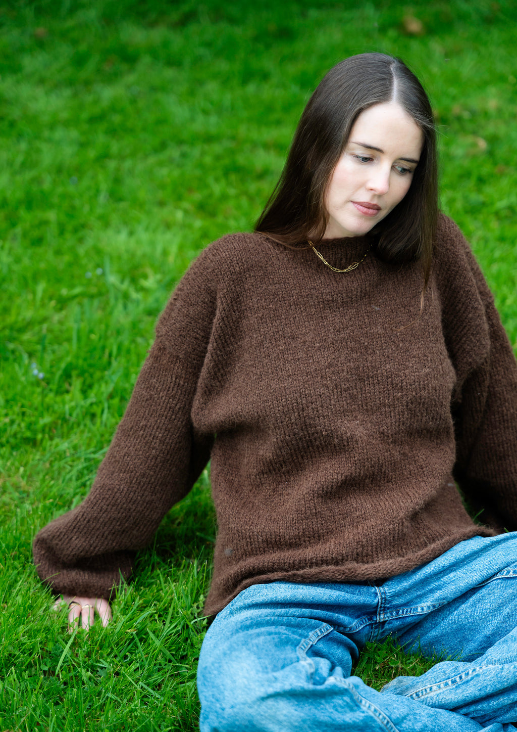 CHOCOLATE • LONG SLEEVE • KNIT JUMPER