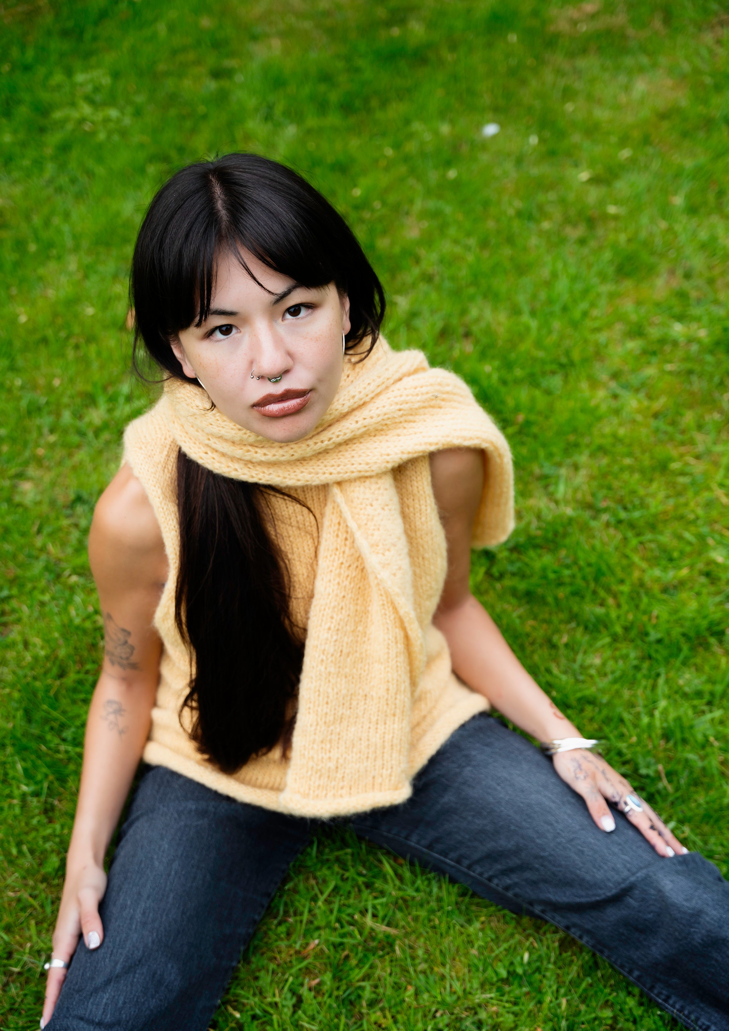 HONEY • SLEEVELESS • KNIT TOP