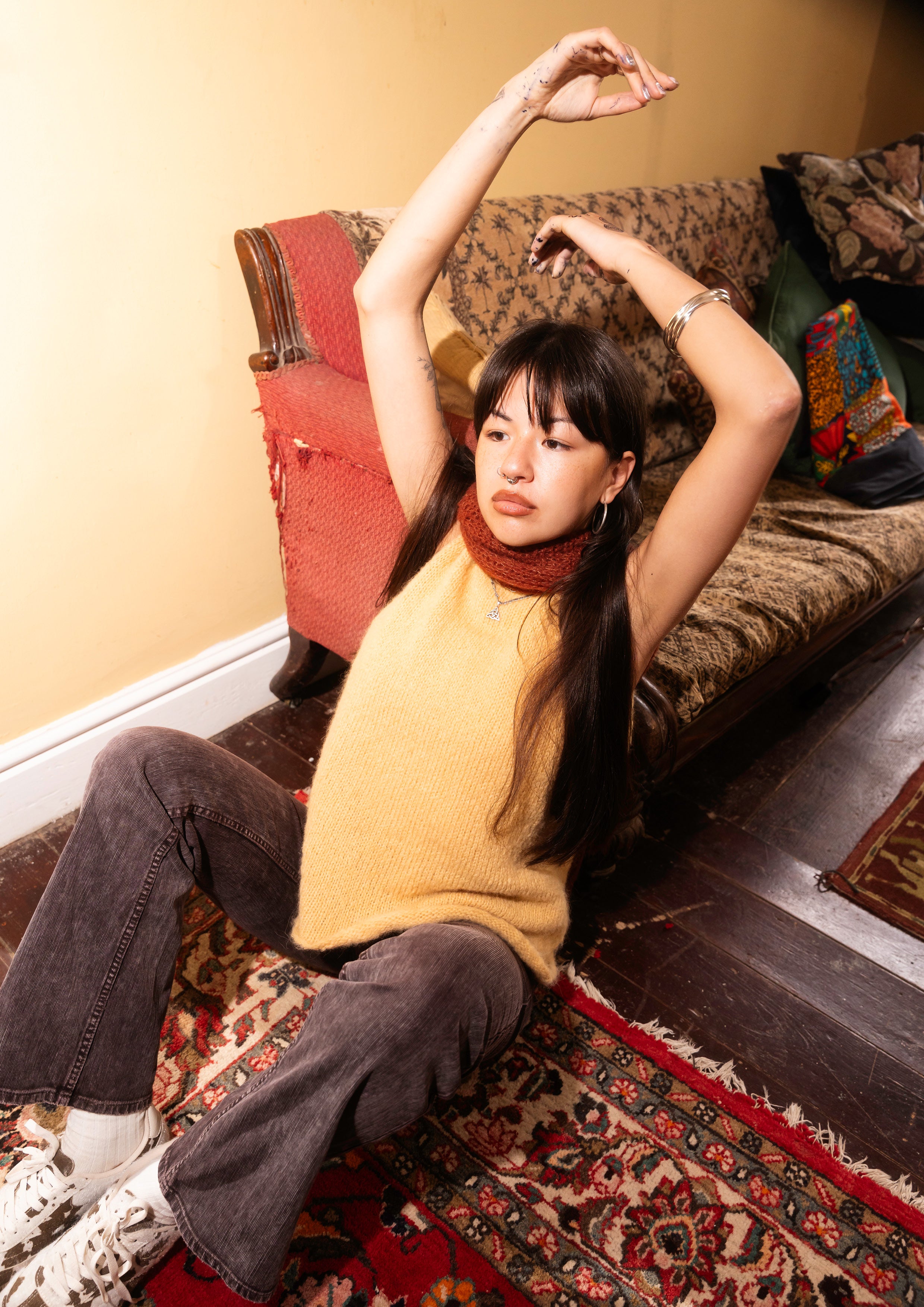 HONEY • SLEEVELESS • KNIT TOP