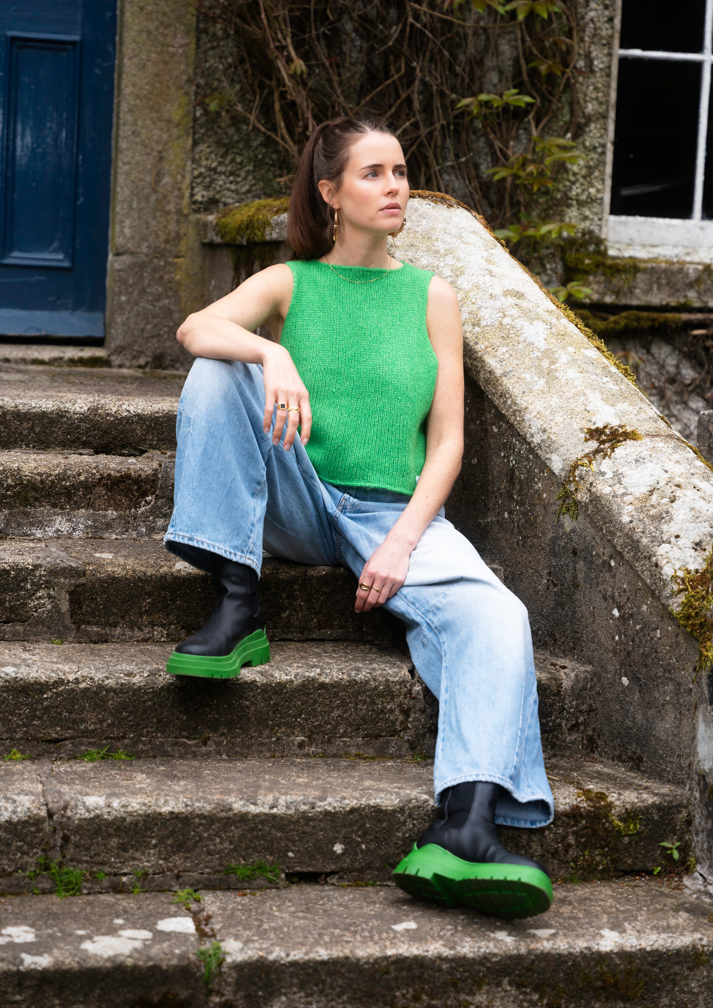 JALAPEÑO • SLEEVELESS • KNIT TOP