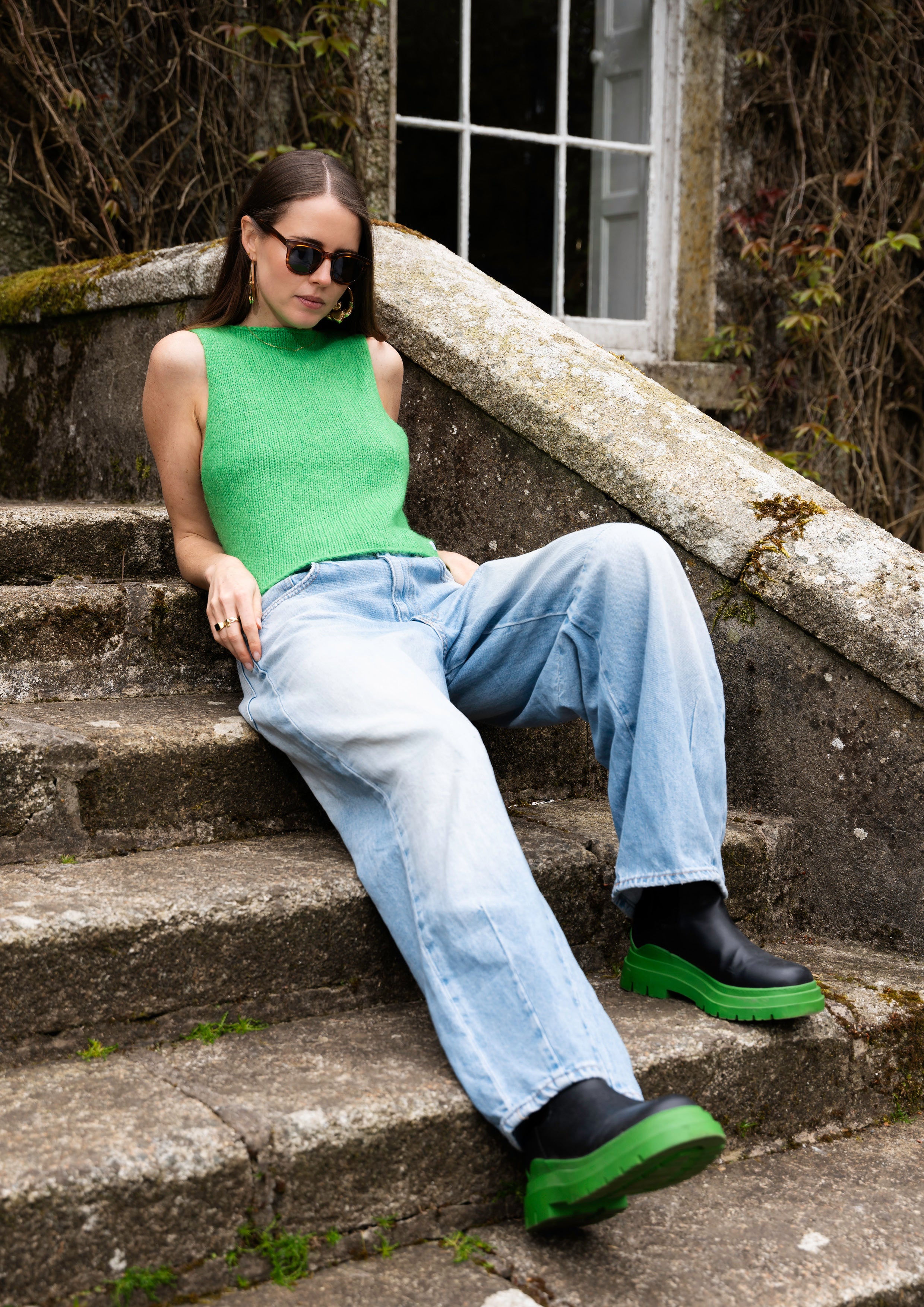 JALAPEÑO • SLEEVELESS • KNIT TOP