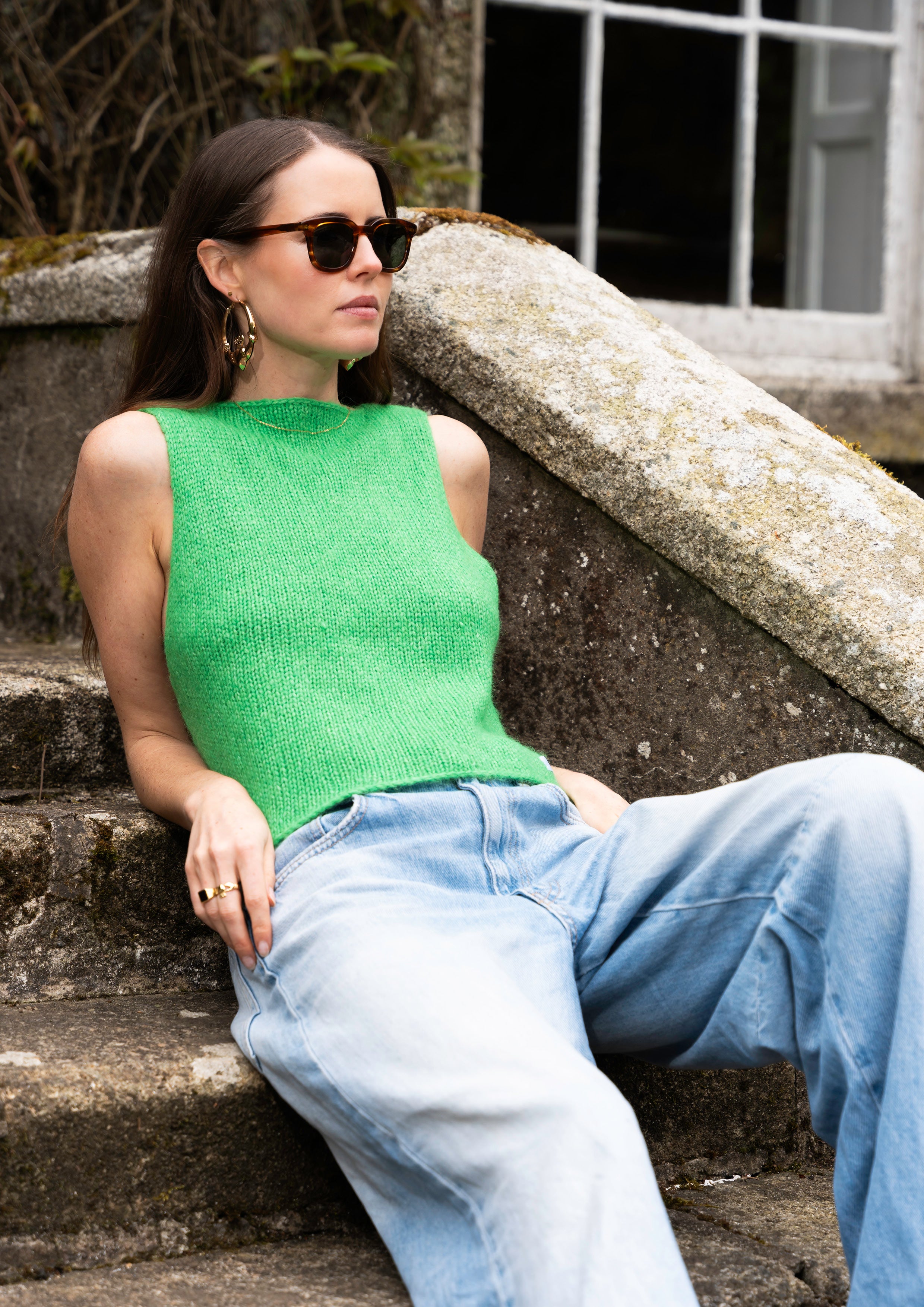 JALAPEÑO • SLEEVELESS • KNIT TOP