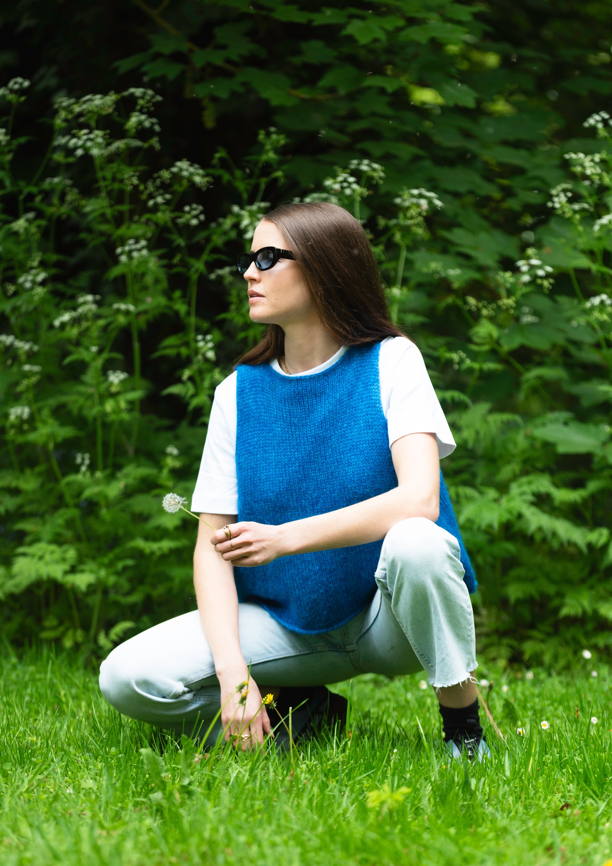 COBALT • SLEEVELESS • KNIT TOP