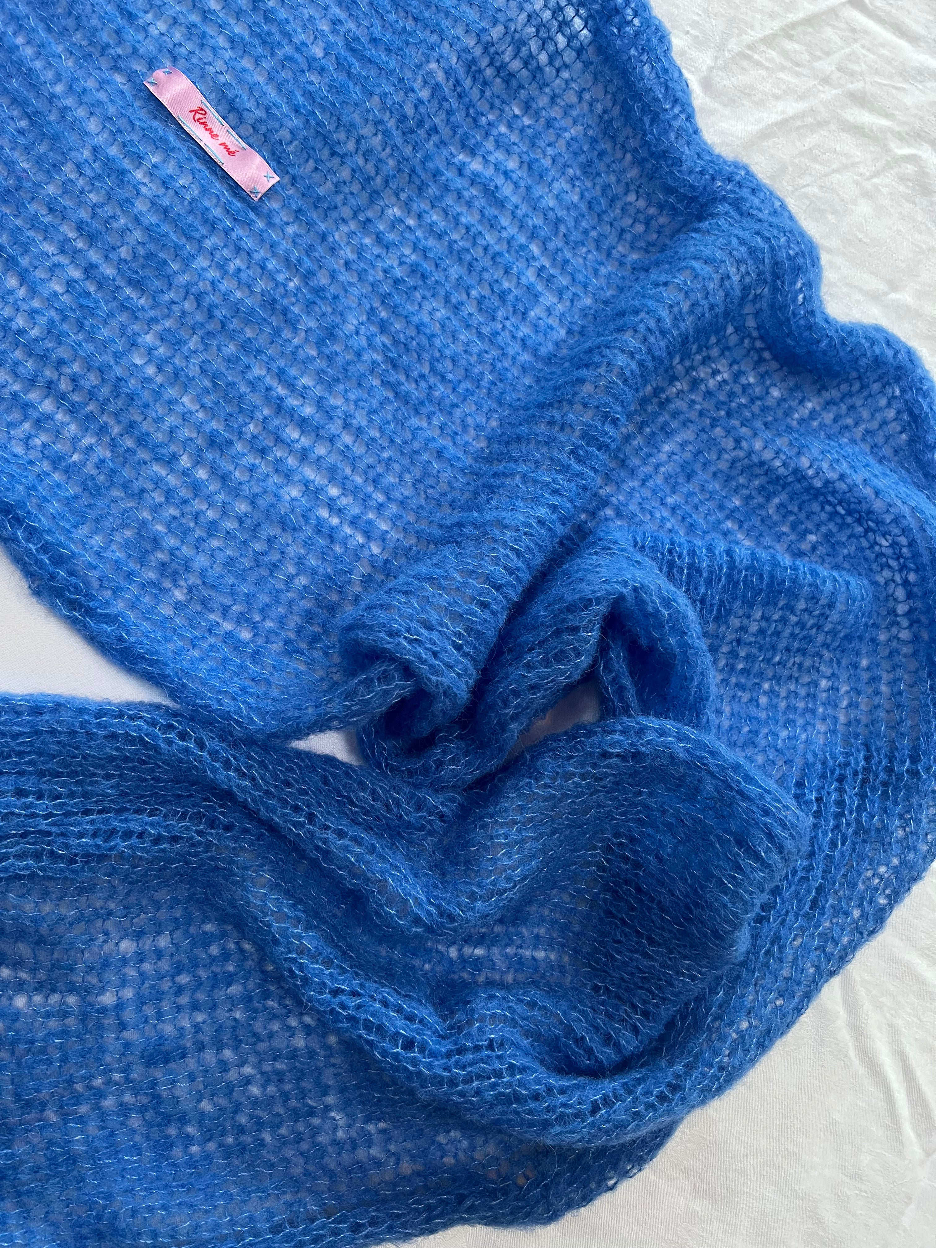 COBALT • SILK SCARF