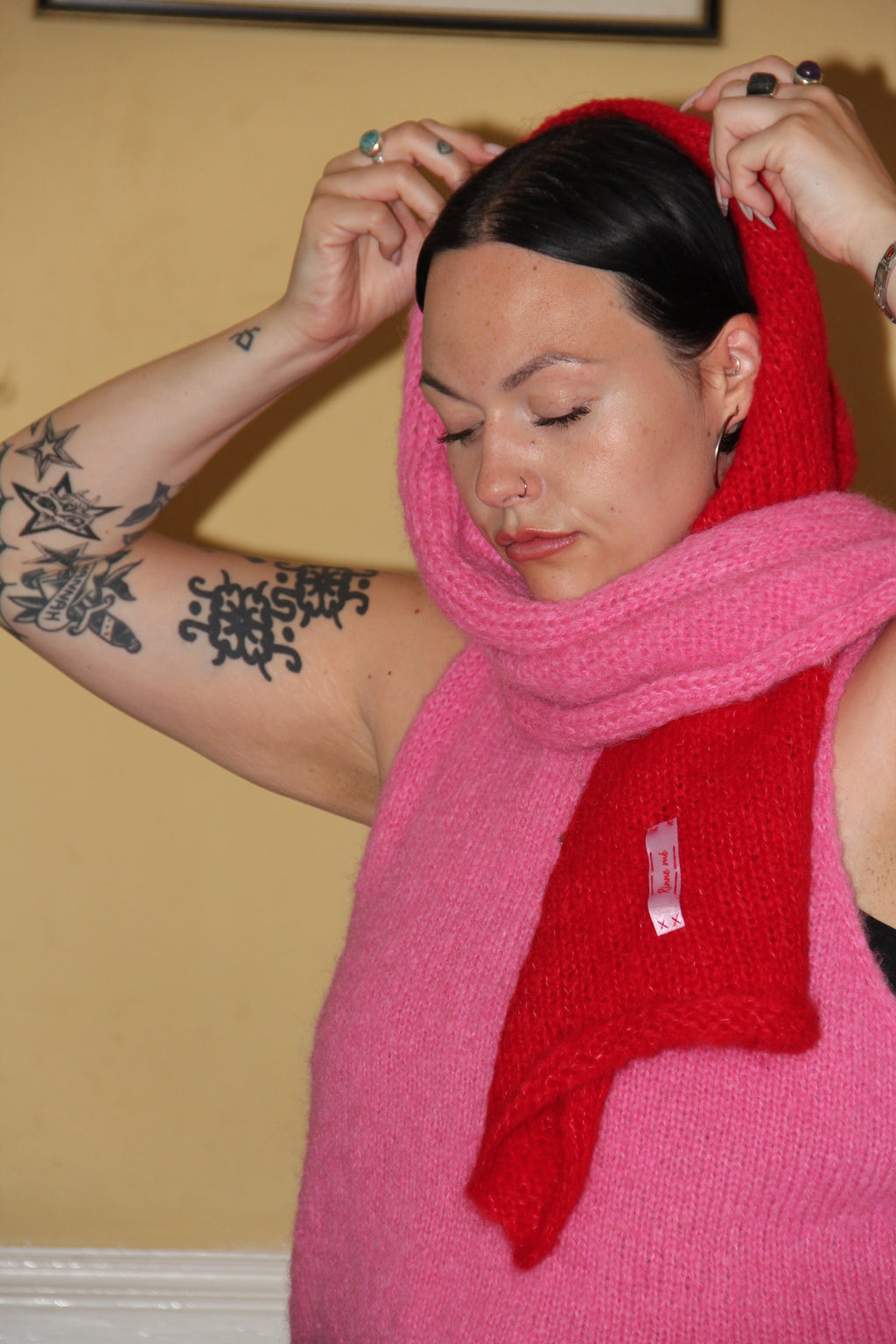 FLAMINGO • SLEEVELESS • KNIT TOP