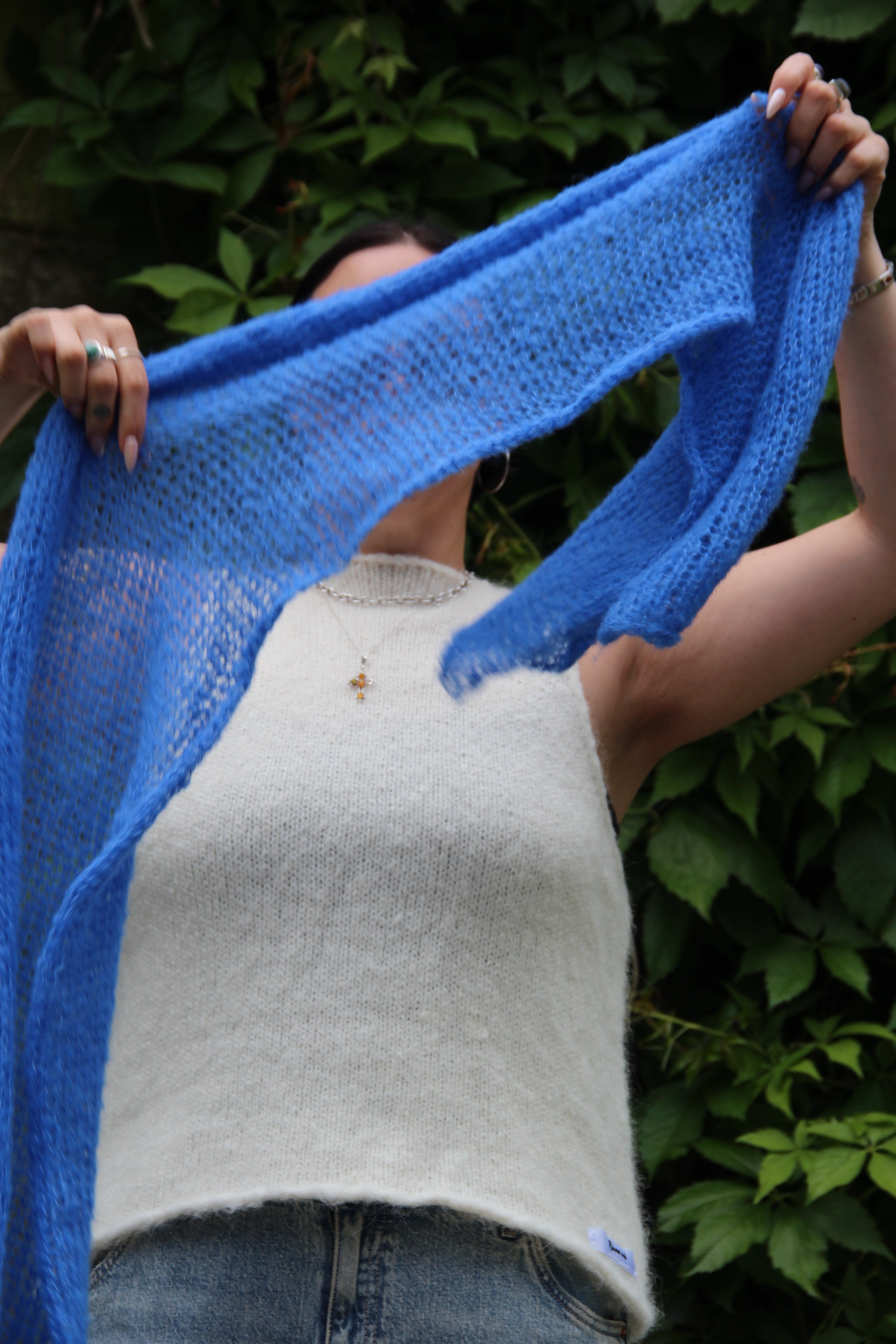 COBALT • SILK SCARF