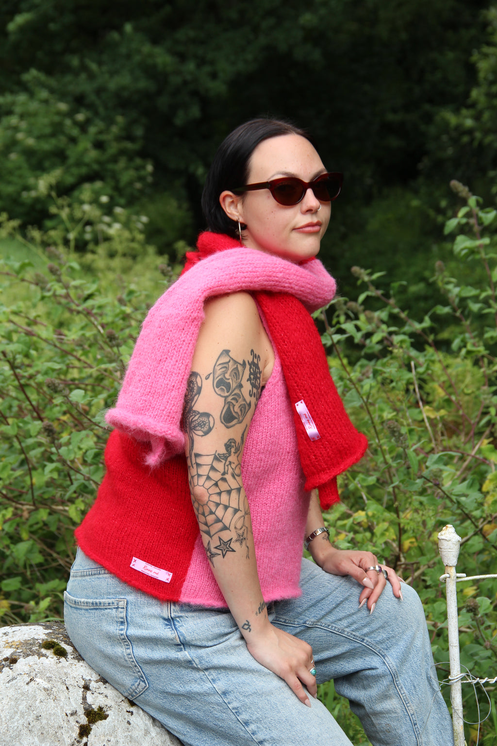 CHILLI X FLAMINGO • SLEEVELESS • KNIT TOP