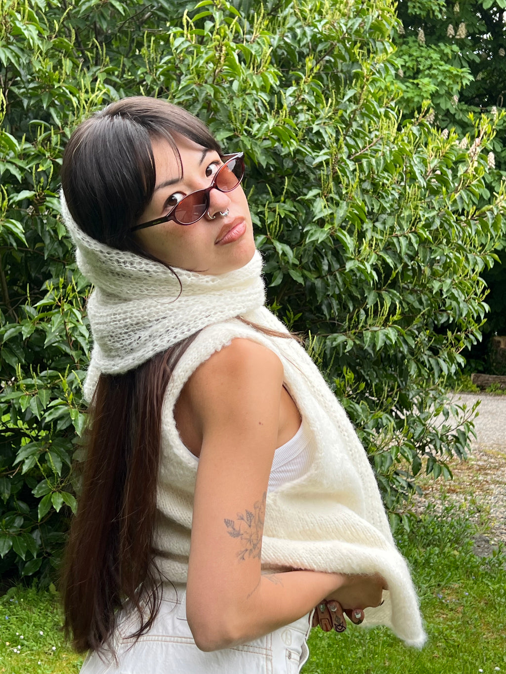 SNOW • SILK SCARF